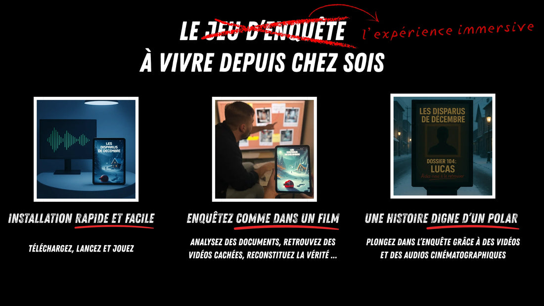 Les Disparus de Décembre : l’enquête immersive qui ne vous laissera pas tranquille