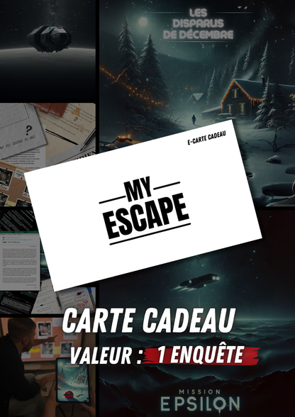 Carte Cadeau MyEscape