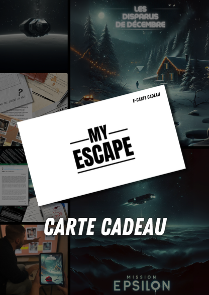 Carte Cadeau MyEscape