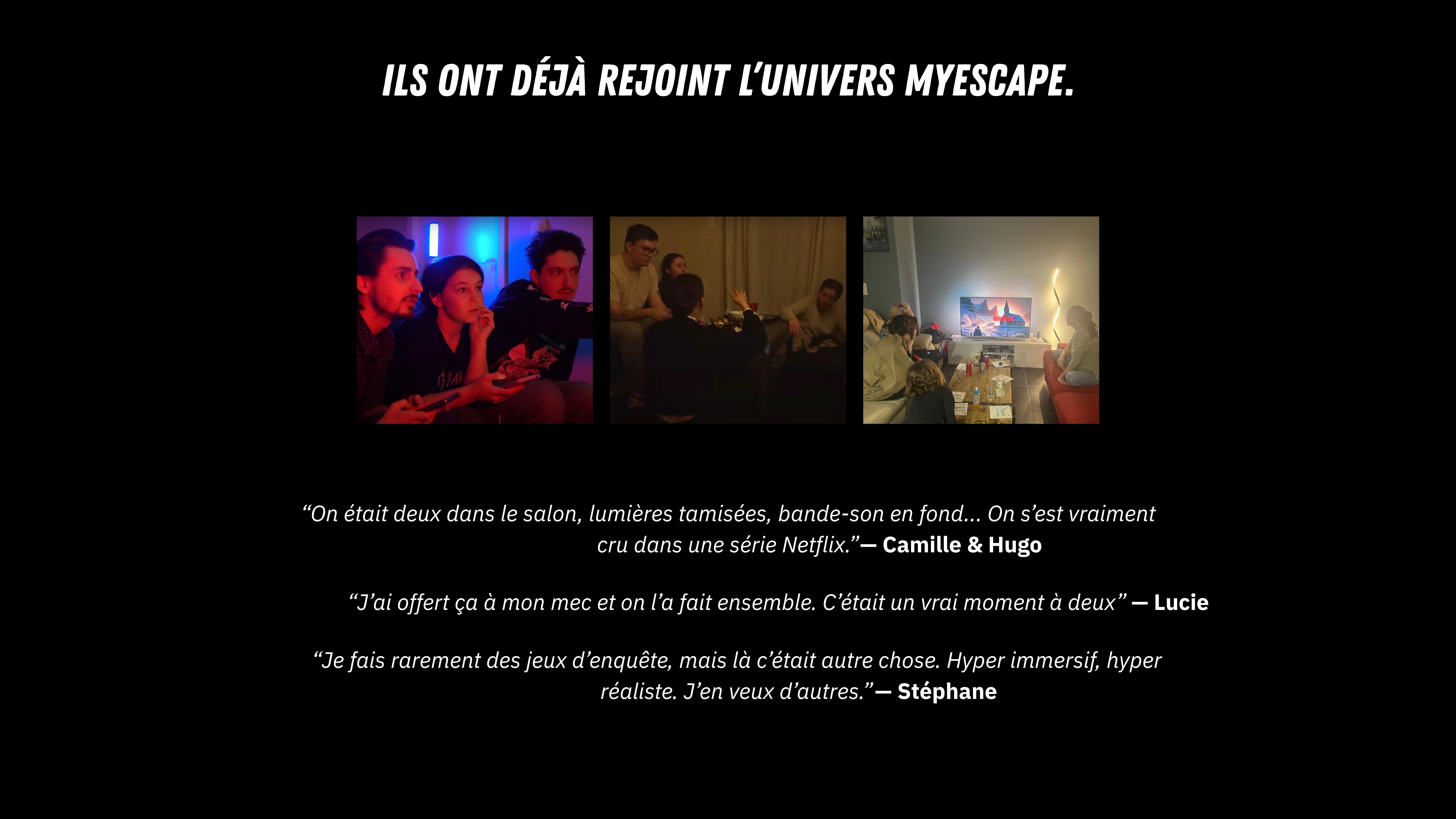 Bannière MyEscape