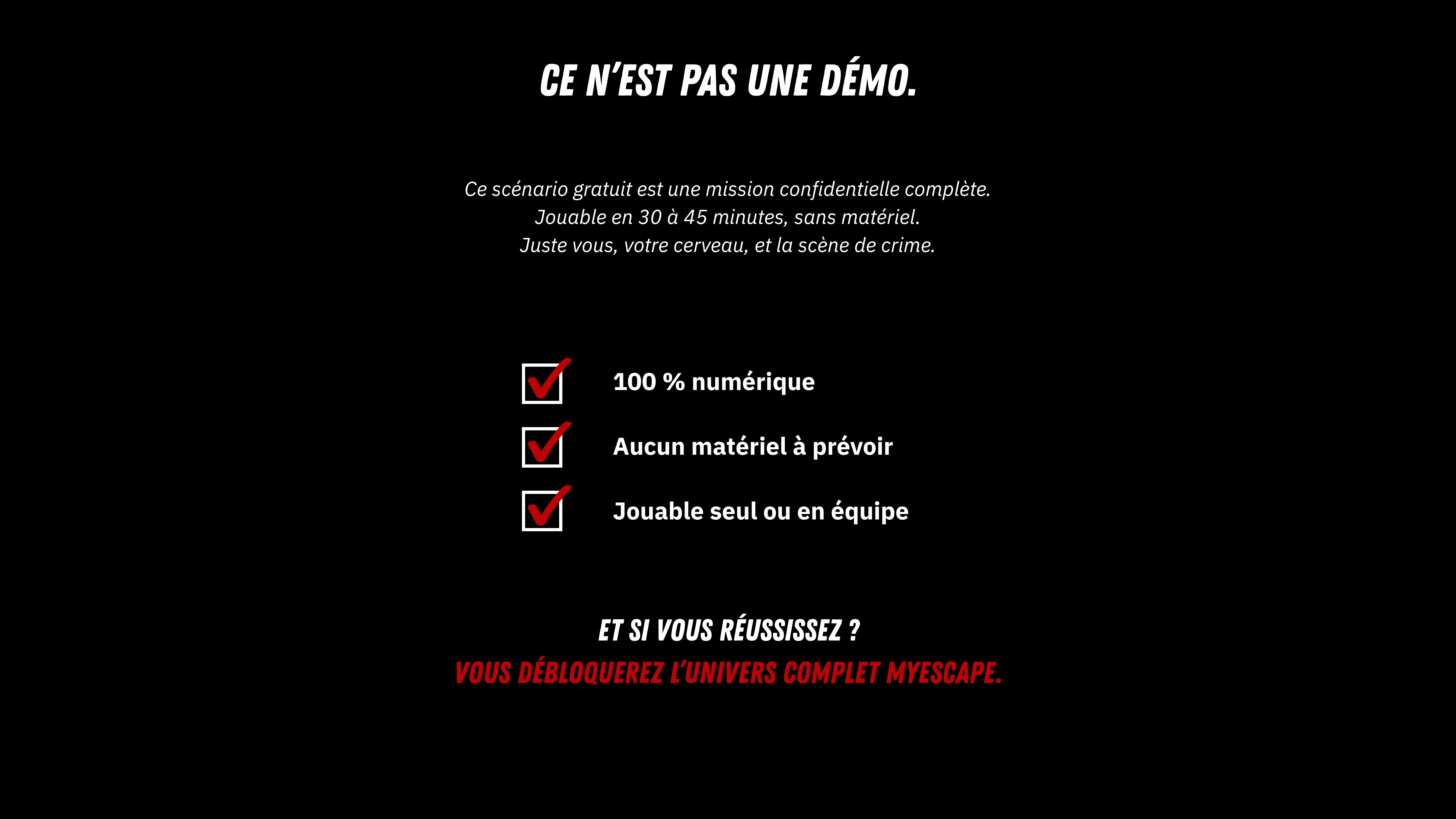Bannière MyEscape